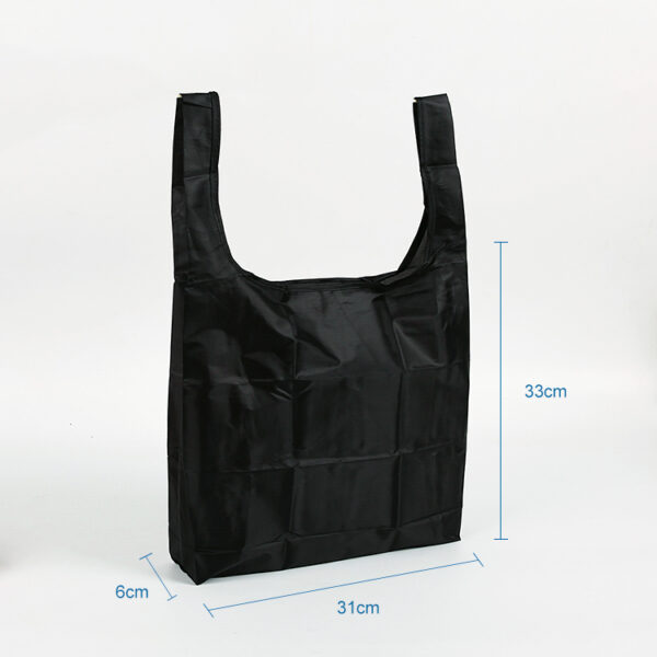 Wholesale 190T PET eco friendly reusable tote bags with custom pattern - Image 3