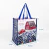 Eco friendly printing recyclable fabric PP woven shopping bag