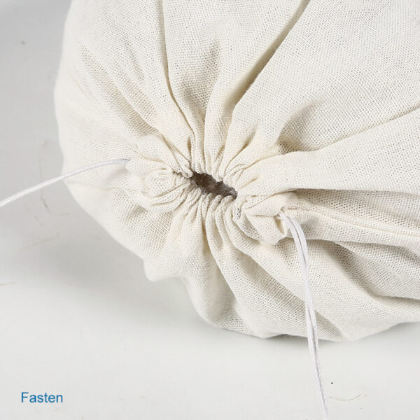 High quality dust large gift packaging eco friendly cotton drawstring bag - Image 5