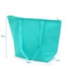 Zhejiang new light weight soft iso bsci picnic lunch thermal custom non woven cooler insulated tote bag