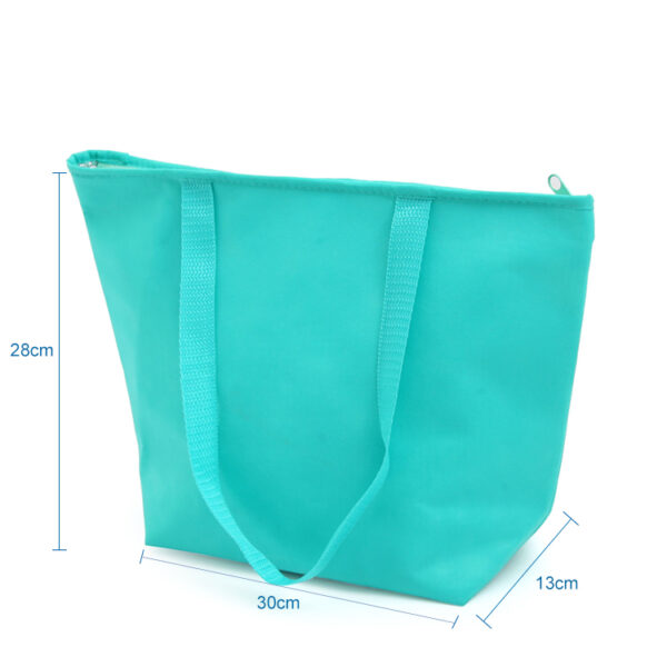 Zhejiang new light weight soft iso bsci picnic lunch thermal custom non woven cooler insulated tote bag - Image 2