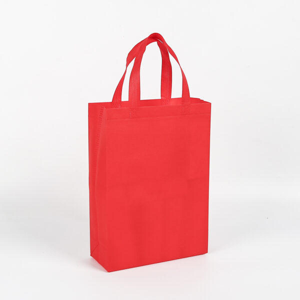 Eco-friendly wholesale cheap red tote custom lamination non woven bags