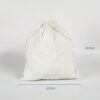 High quality dust large gift packaging eco friendly cotton drawstring bag
