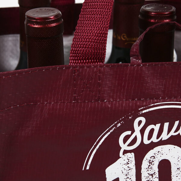 Top quality customized PP woven wine bag for travel - Image 6