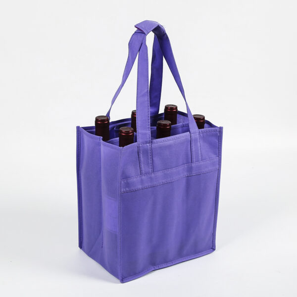 Eco friendly custom imprinted tote non woven wine bags