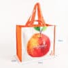 Eco friendly  custom printed PP woven grocery reusable tote bag