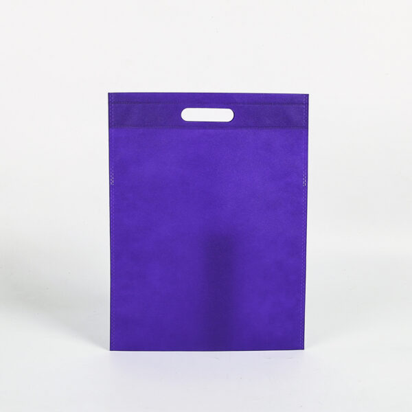 Custom eco-friendly portable die cut pp non woven handle bag - Image 2