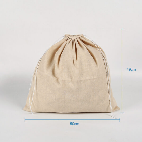 Custom reusable eco cotton dust package drawstring string bag - Image 2