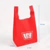 Custom logo silk screen printing nonwoven laminated ultrasonic pp non woven bag