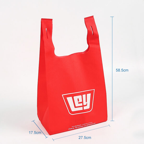 Custom logo silk screen printing nonwoven laminated ultrasonic pp non woven bag - Image 3