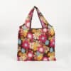 Eco friendly 190T PET custom foldable floral printable tote bag