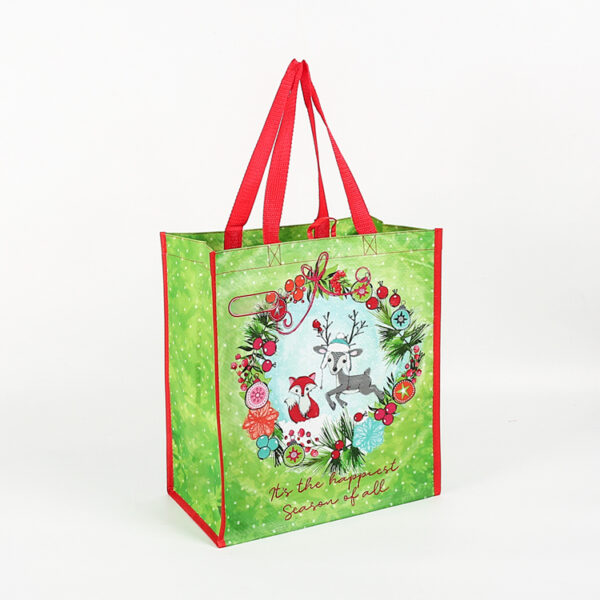 Wholesale portable PP woven reusable recycle small shopping bags