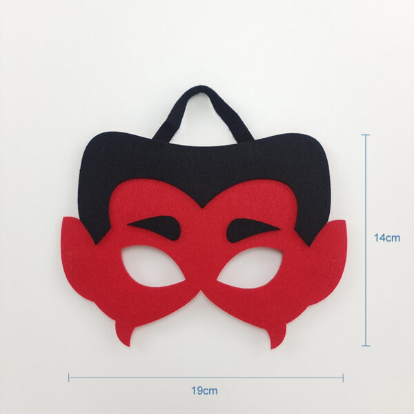 Costume kid halloween felt eye face masks for masquerade dance party - Image 2