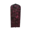 Custom non woven flower printed black red dust protector women wedding dress clothing garment coat suit cover bag