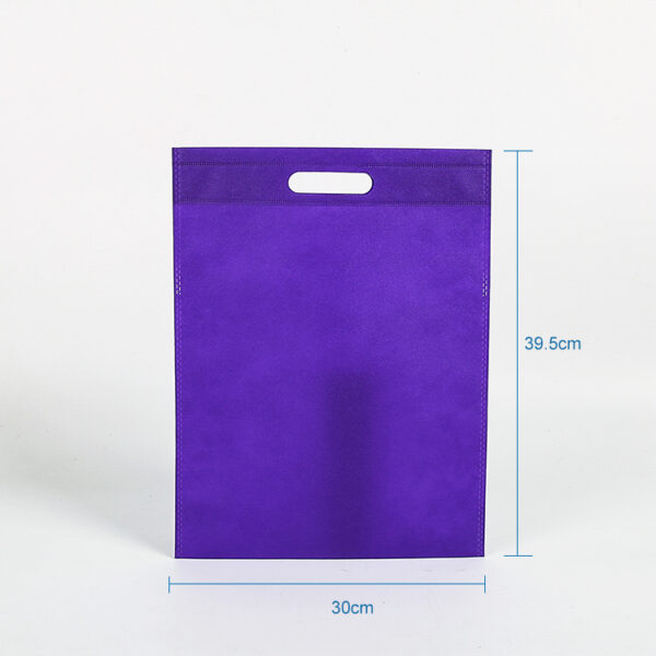 Custom eco-friendly portable die cut pp non woven handle bag - Image 3