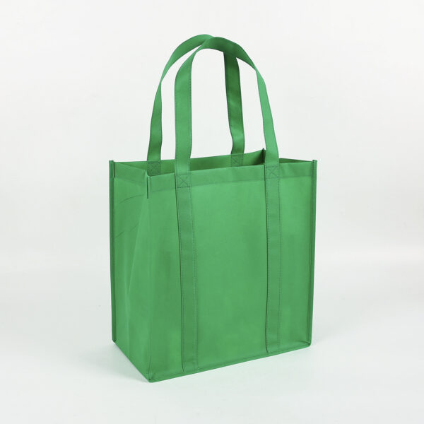 Wholesale promotional custom logo reusable non woven shopping tote bag