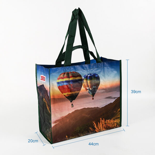 Custom printed eco friendly pp woven african beach tote bag - Image 3