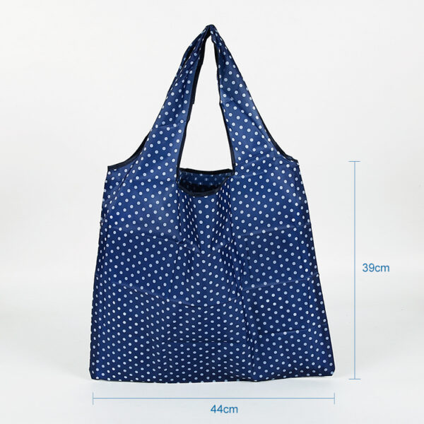 Eco friendly 190T PET reusable tote merchandise bags with design - Image 3