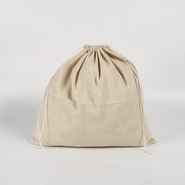 Custom reusable eco cotton dust package drawstring string bag