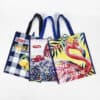 Eco friendly personalized reusable gift pp woven laminated tote shopping bags