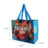 Eco friendly grocery second hand tote bags long strap with print hight quality