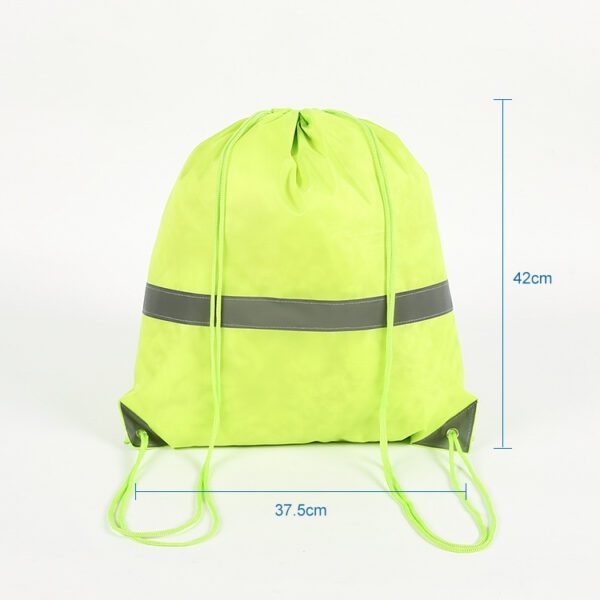 Promotion custom logo eco friendly reusable candy drawstring bag for kids - Image 2