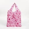 Reusable customized 190T PET collapsible foldable reusable bag