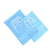 Custom organic logo print drawstring shoe dust bag