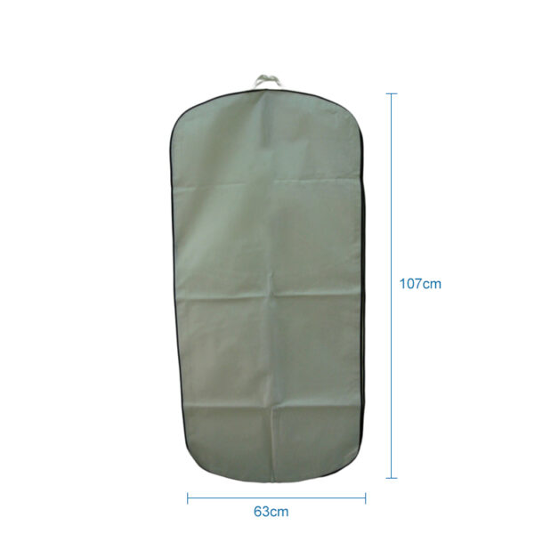 Wholesale custom printed man folding non woven fabric zipper coat storage wedding dress suit cover garment clothing bag - Image 2