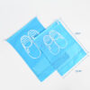 Custom organic blue kid shoe drawstring cover dust bags