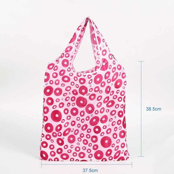 Reusable customized 190T PET collapsible foldable reusable bag - Image 3