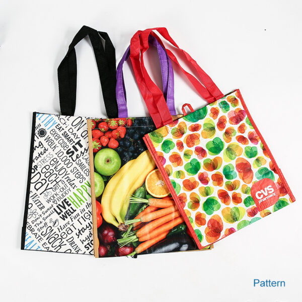 Hot sell eco friendly reusable shopping bolsas laminated pp woven bag - Image 4