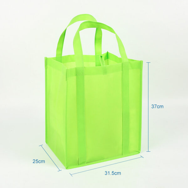 High quality folding non-woven fabric reusable color shopper tote bag - Image 2