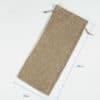 High quality wholesale jute single wine tote bottle bag