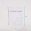 Custom white foldable reusable mesh zipper clothing wash laundry bag for bra
