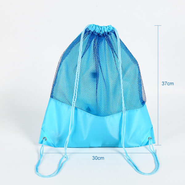 Custom washable reusable shape color drawstring tote bag - Image 2