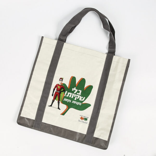 Wholesale portable reusable eco friendly custom logo PP woven fabric shopping bags - Image 2