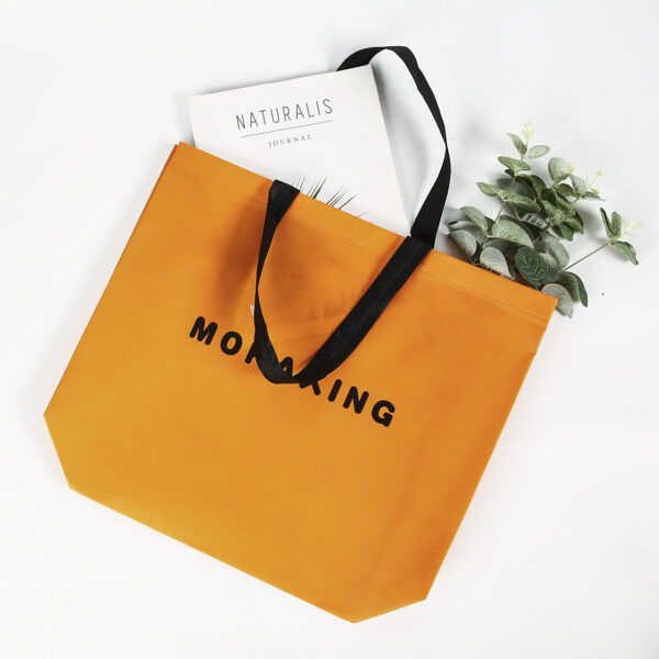 Custom printed recyclable gravure printing PP non woven ultrasonic shopping bag - Image 2