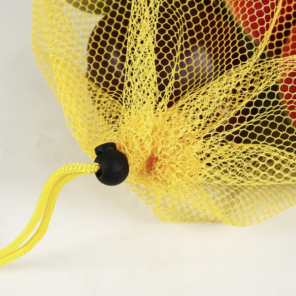 Factory color PET fruit vegetable mesh drawstring bag - Image 6