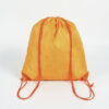 Custom color sport reusable PET backpack drawstring bag