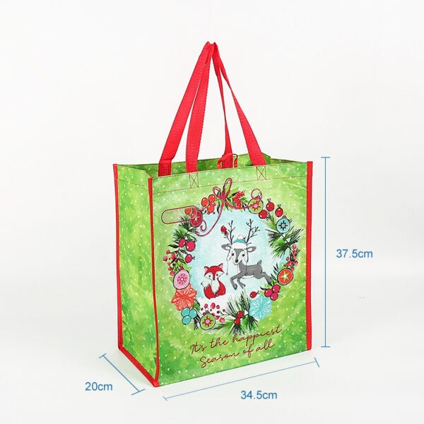 Wholesale portable PP woven reusable recycle small shopping bags - Image 2