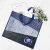 Wholesale custom PP woven reusable shopping bags with stuff bag
