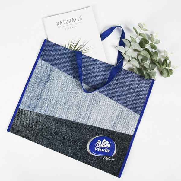 Wholesale custom PP woven reusable shopping bags with stuff bag - Image 2