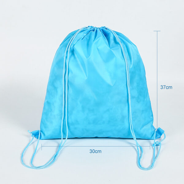 Wholesale promotional printed PET foldable backpack drawstring bags - Image 2