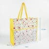 2023 designer women's white bags PP non woven  PET mesh beach tote bag