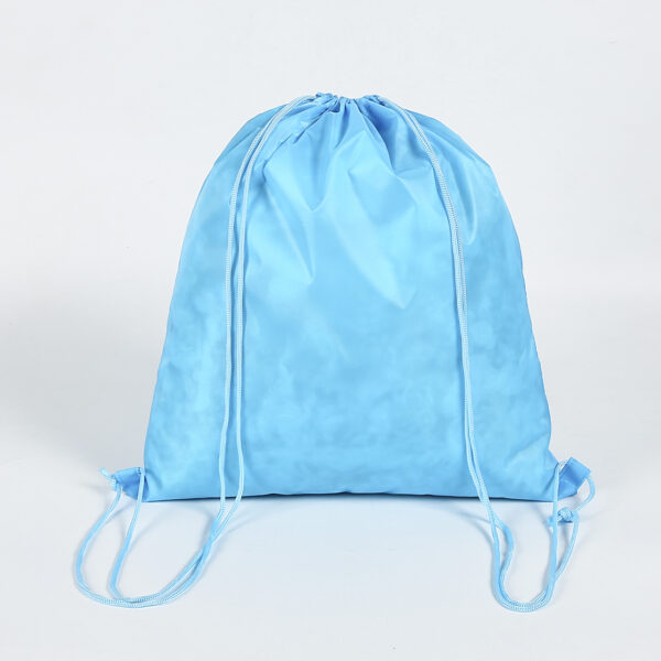 Wholesale promotional printed PET foldable backpack drawstring bags