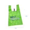 Heavy duty grocery large reusable 190t polyester foldable shopping tote bag