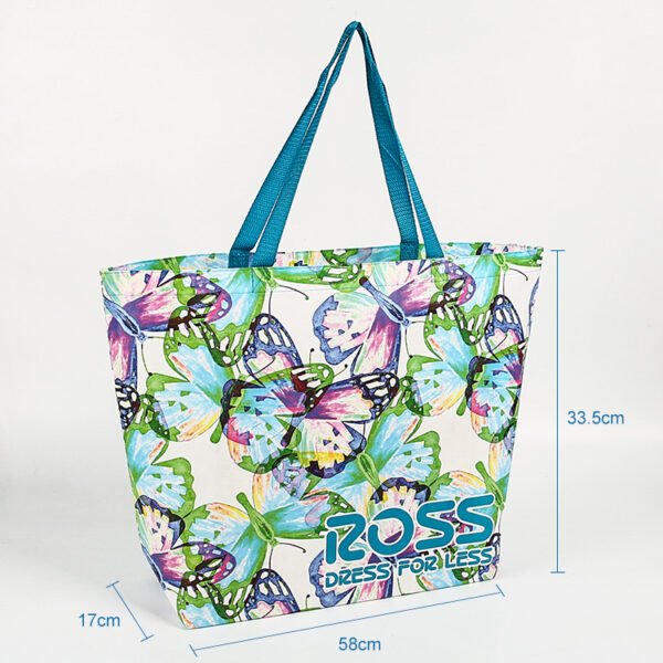 Cheap shopping grocery packaging laminated PP nonwoven custom tote bag - Image 3