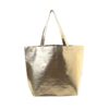 Wholesale tote reusable custom logo printed shiny eco friendly shopping bags