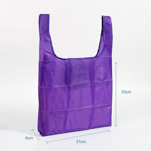 Eco friendly PET custom printed folding tote bag - Image 3